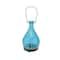 Frosted Hearts Glass Bottle Tea Light Candle Lantern